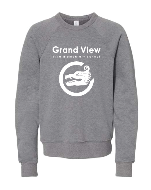 Dragon Crewneck - Toddler Deep Heather